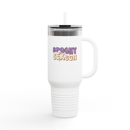 Spooky Season Insulated Travel Mug – 40oz de pur style et de confort !
