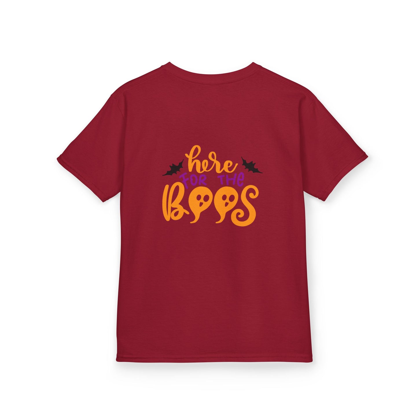 Halloween Kids Tee – "Here for the Boos" | Collection Elegance Wear Kids