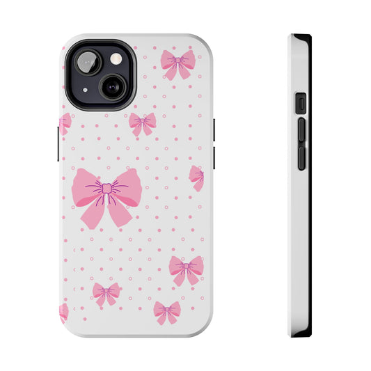 Coque téléphone Pink Bow – Collection Elegance Cover