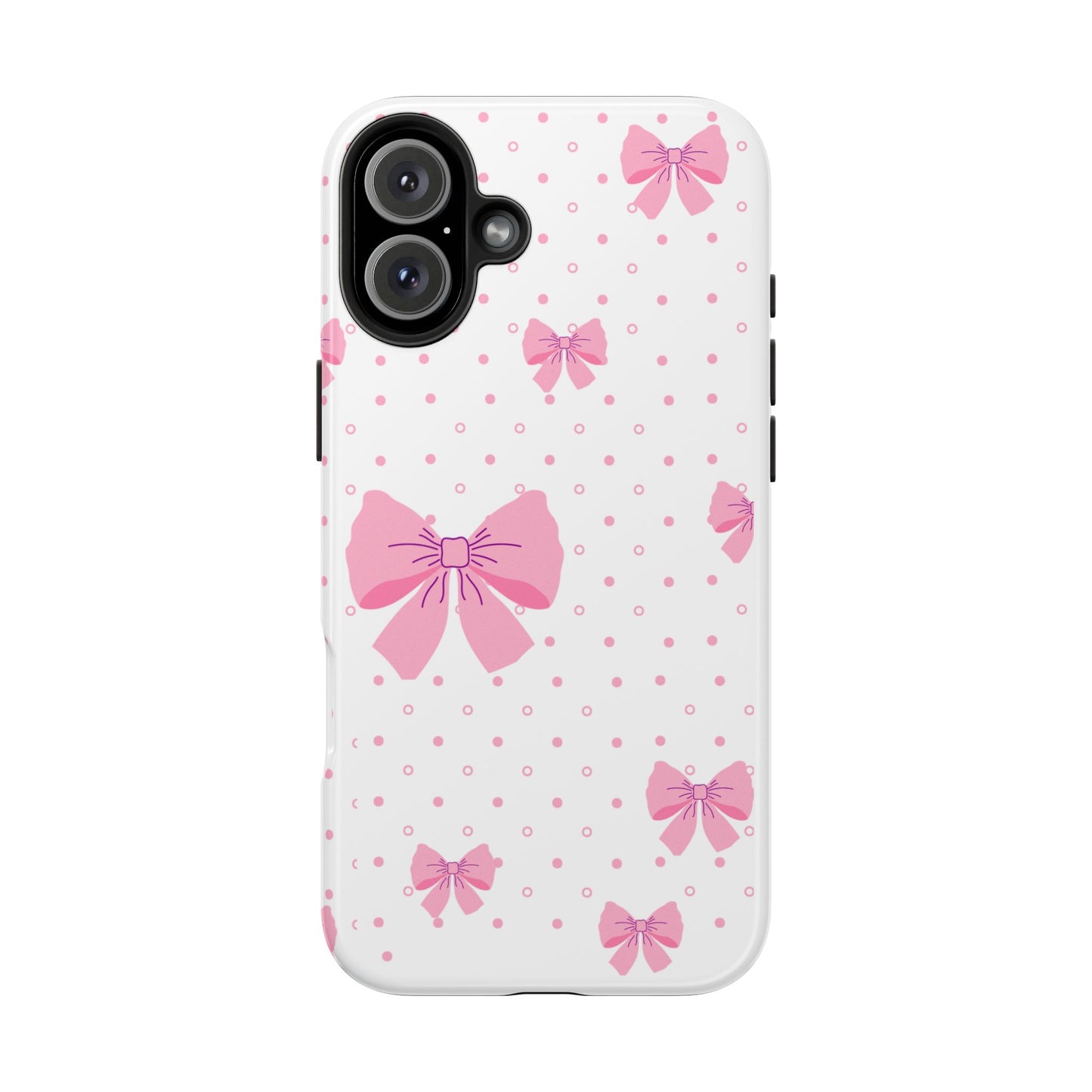 Coque téléphone Pink Bow – Collection Elegance Cover