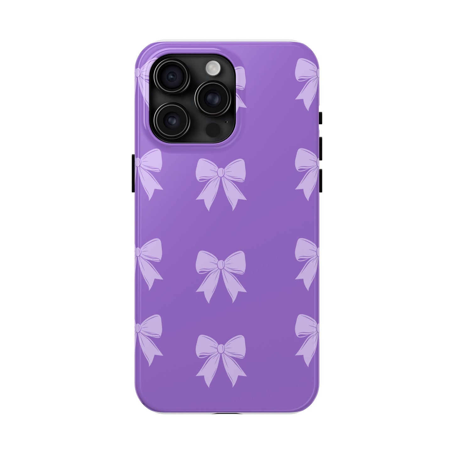 Coque téléphone Violet Ribbons – Collection Elegance Cover