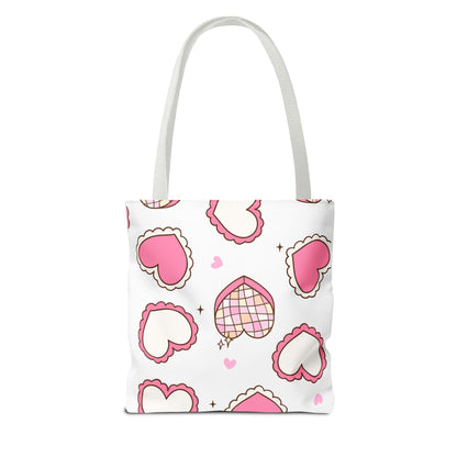 Heart Print Tote Bag – Collection Elegance Bags