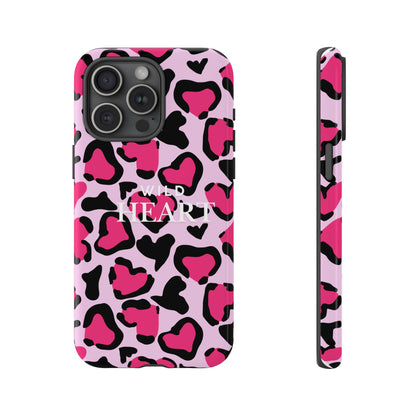 Heart Print Tough Phone Case – Collection Elegance Cover