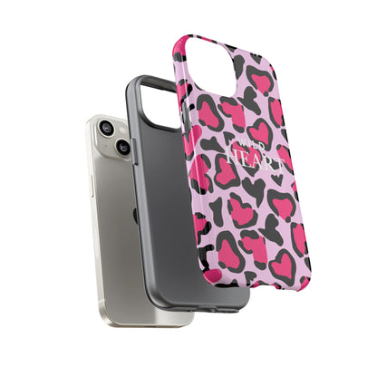 Heart Print Tough Phone Case – Collection Elegance Cover