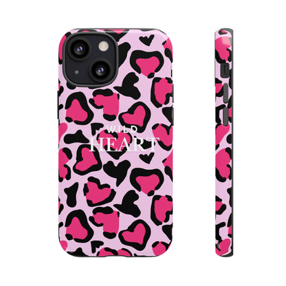 Heart Print Tough Phone Case – Collection Elegance Cover