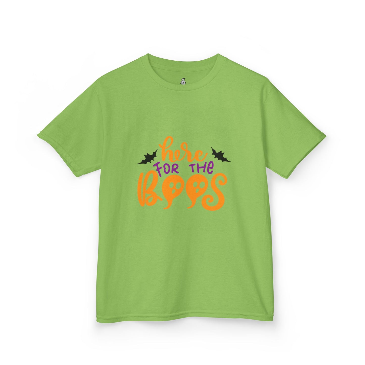 Halloween Kids Tee – "Here for the Boos" | Collection Elegance Wear Kids