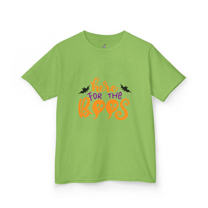 Halloween Kids Tee – "Here for the Boos" | Collection Elegance Wear Kids