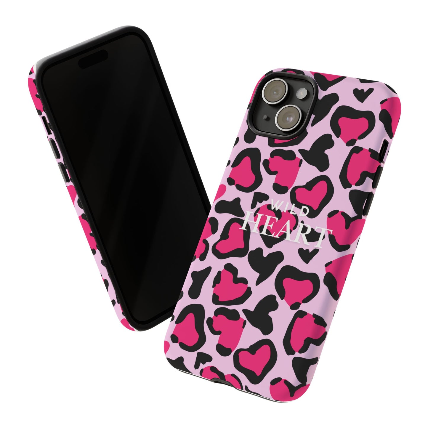 Heart Print Tough Phone Case – Collection Elegance Cover