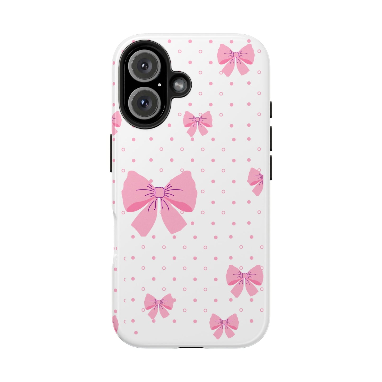Coque téléphone Pink Bow – Collection Elegance Cover