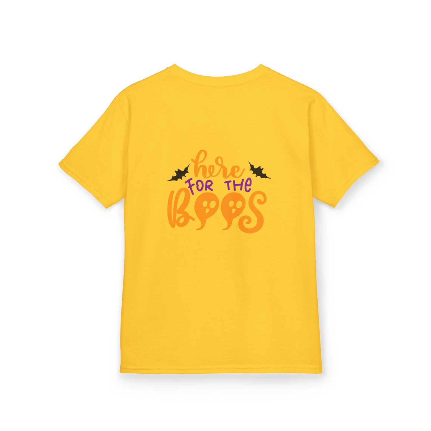 Halloween Kids Tee – "Here for the Boos" | Collection Elegance Wear Kids