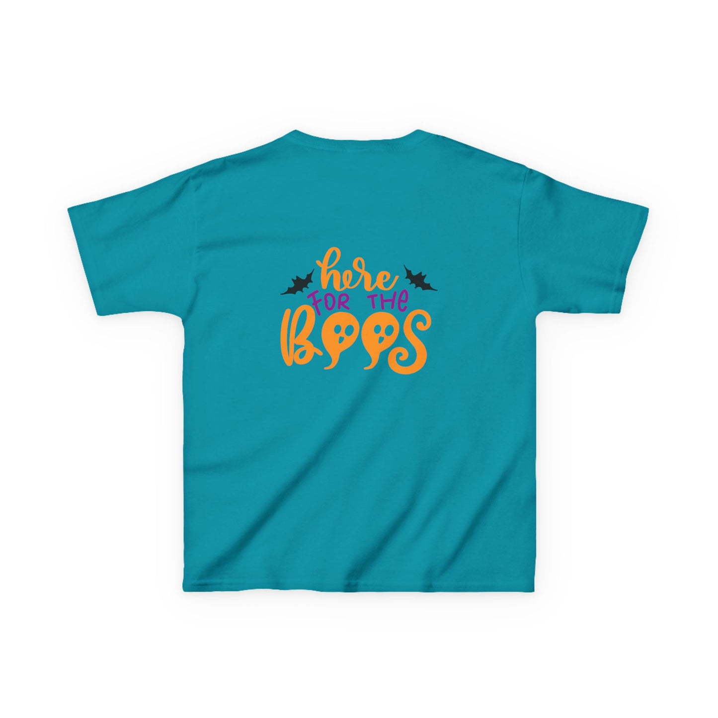 Halloween Kids Tee – "Here for the Boos" | Collection Elegance Wear Kids