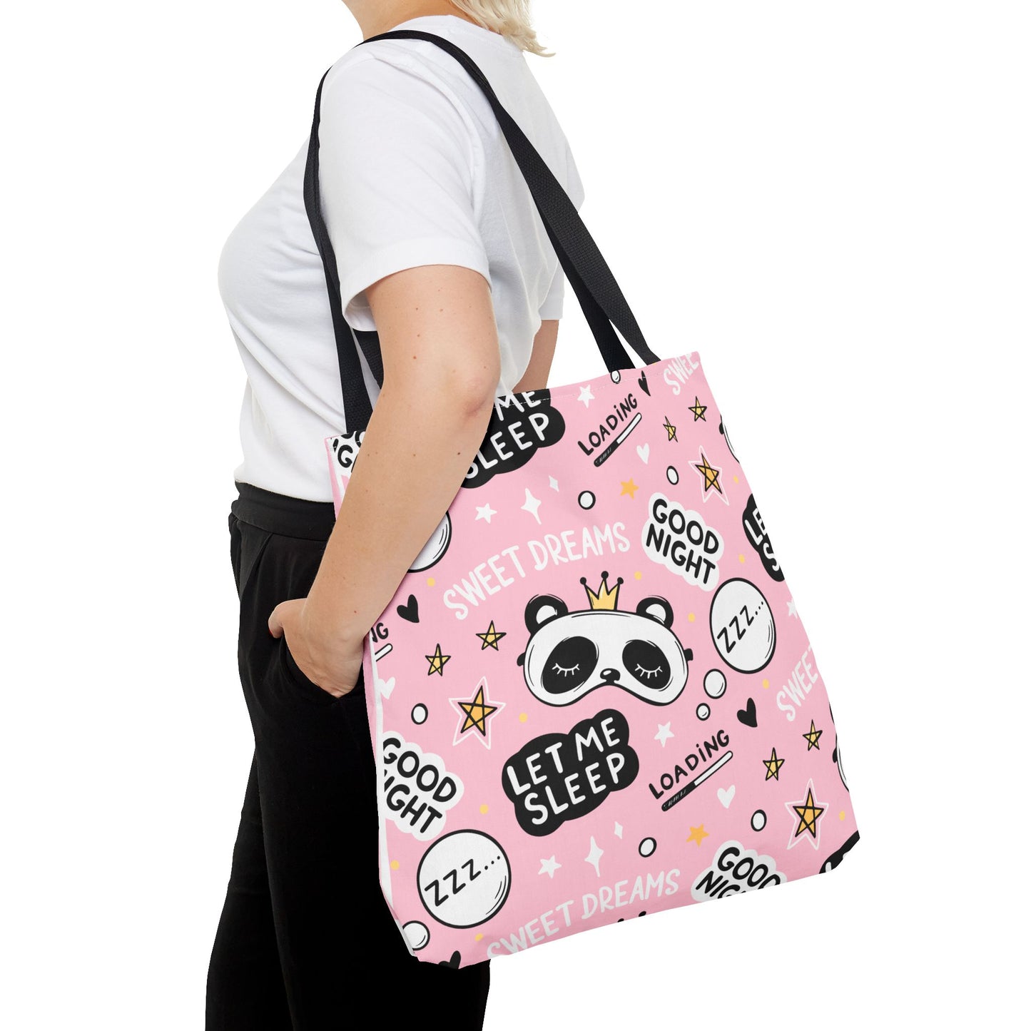 Sweet Dreams Panda Tote Bag – Collection Elegance Bags