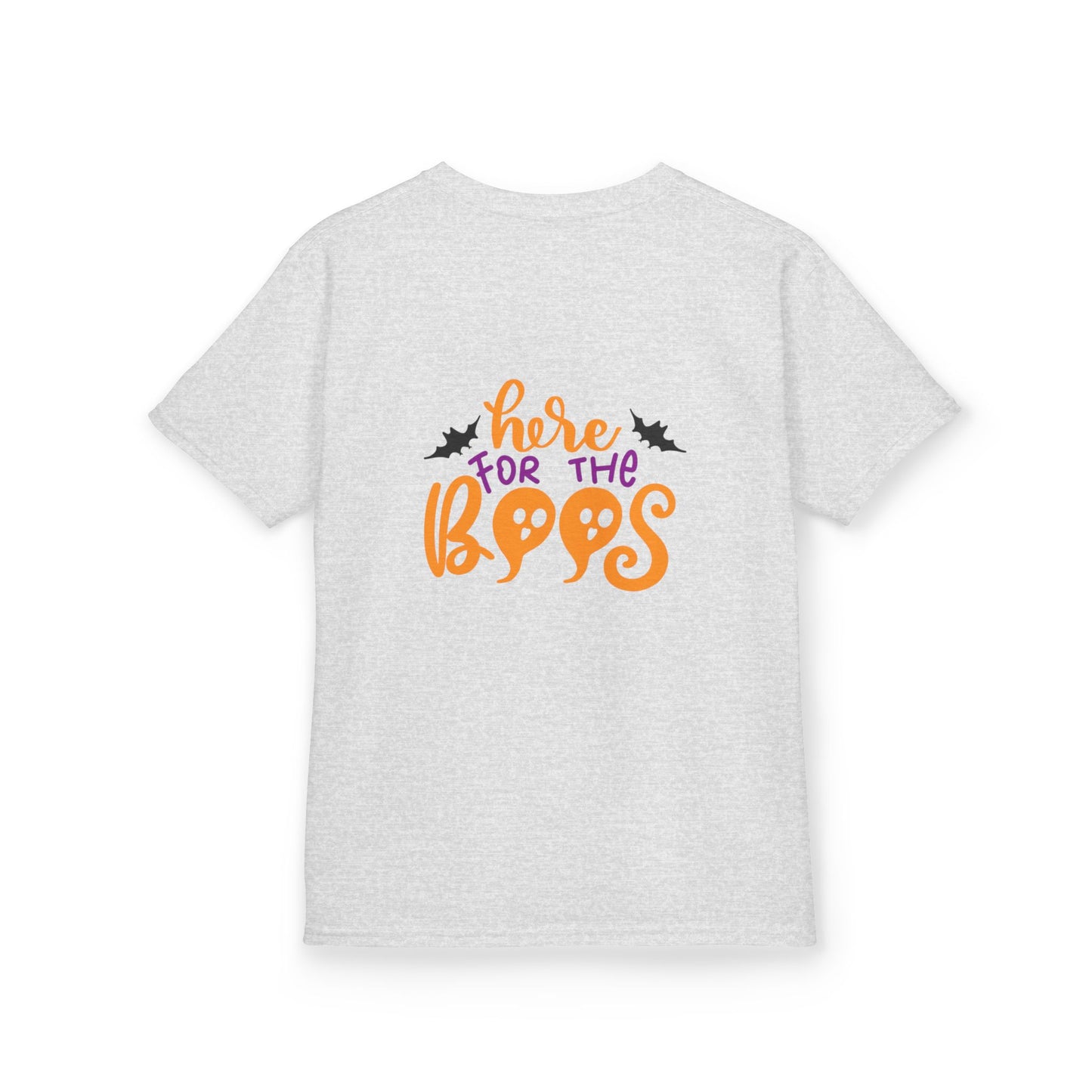 Halloween Kids Tee – "Here for the Boos" | Collection Elegance Wear Kids