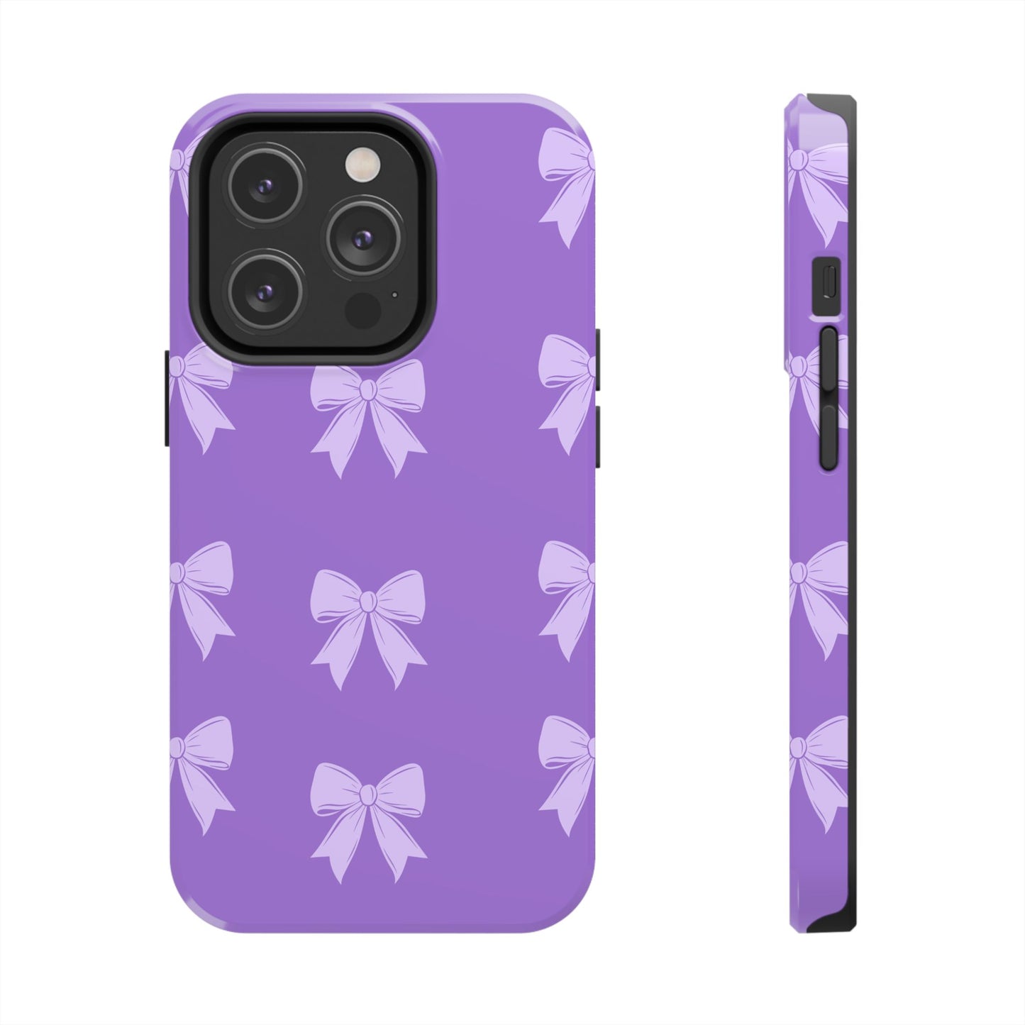 Coque téléphone Violet Ribbons – Collection Elegance Cover