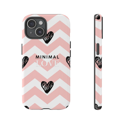 Pink Heart Phone Case – Collection Elegance Cover