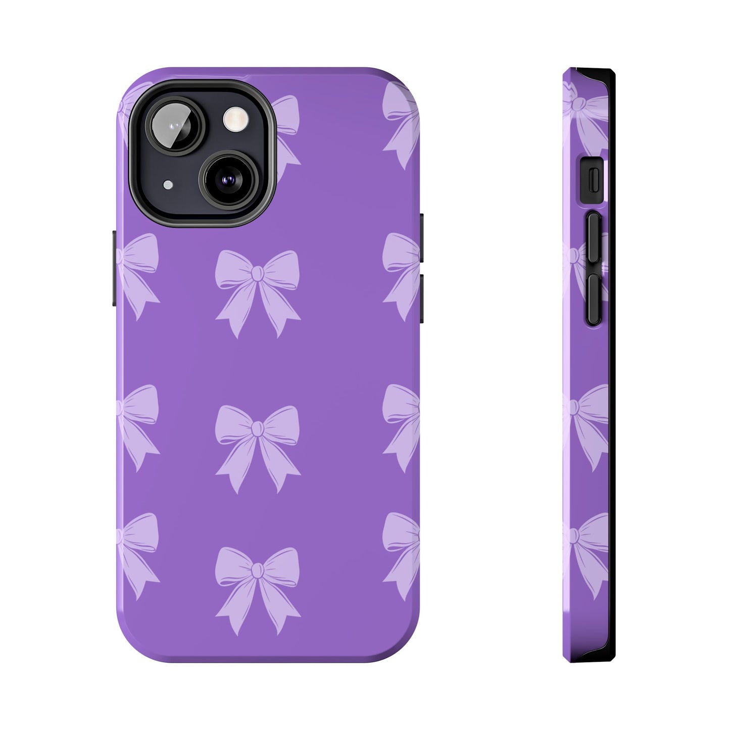 Coque téléphone Violet Ribbons – Collection Elegance Cover