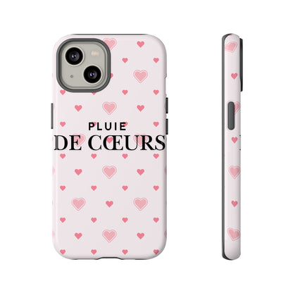 Cute Heart Pattern Phone Case - Tough Cases, iPhone Cover, Valentine’s Gift, Heart Print Phone Accessory, Gift for Her, Love Theme