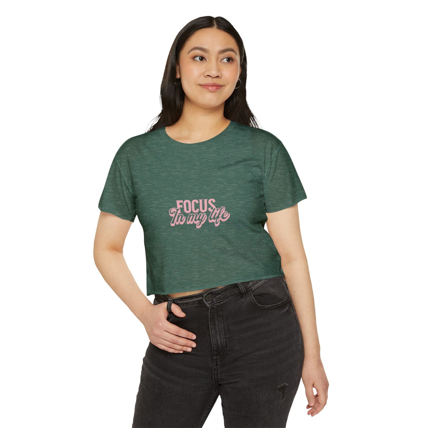 Festival CropFestival Crop Top – Focus In My Life | T-shirt Femme