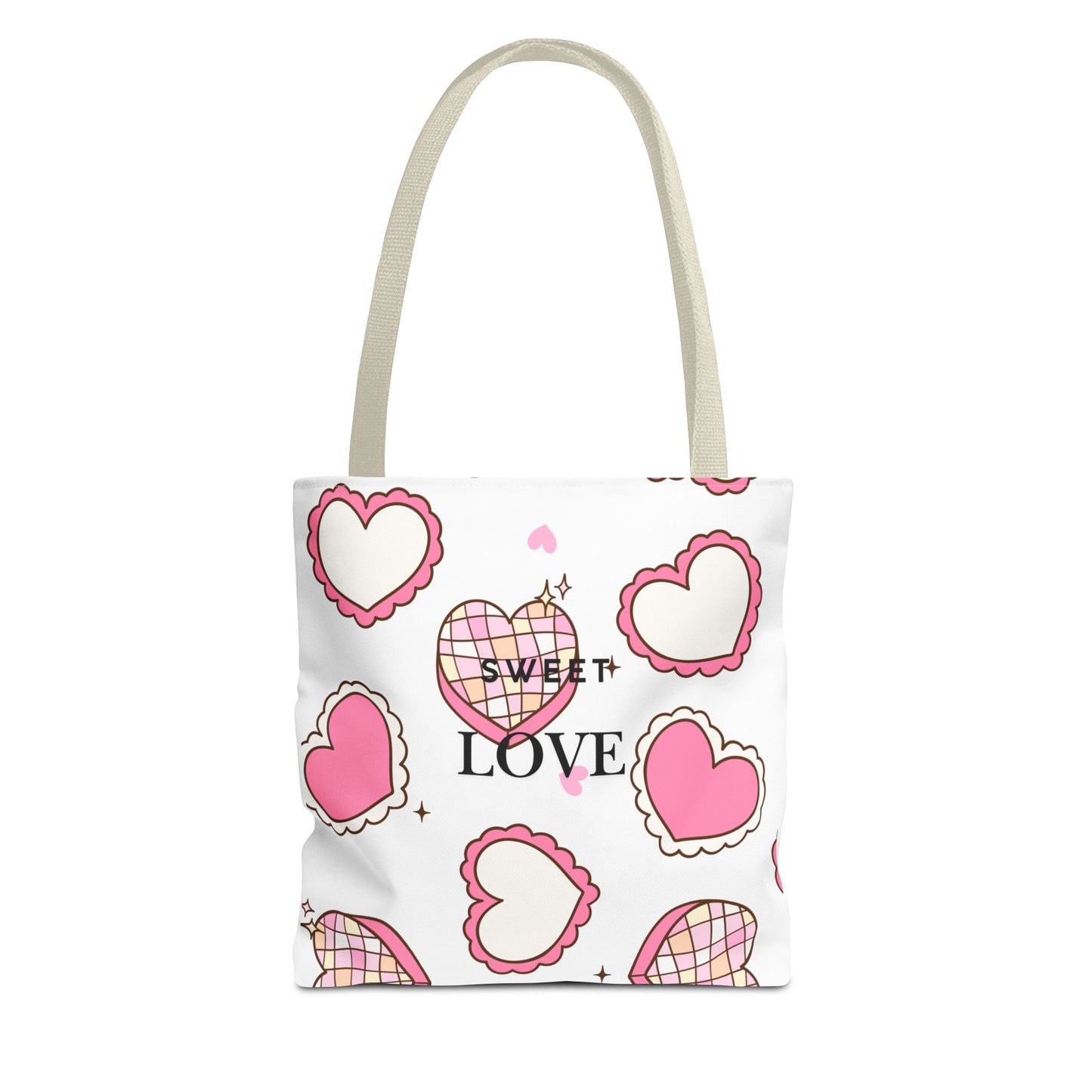 Heart Print Tote Bag – Collection Elegance Bags