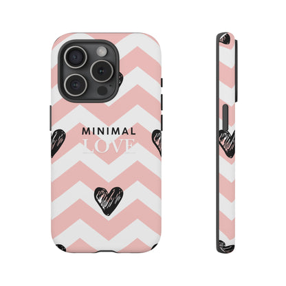 Pink Heart Phone Case – Collection Elegance Cover