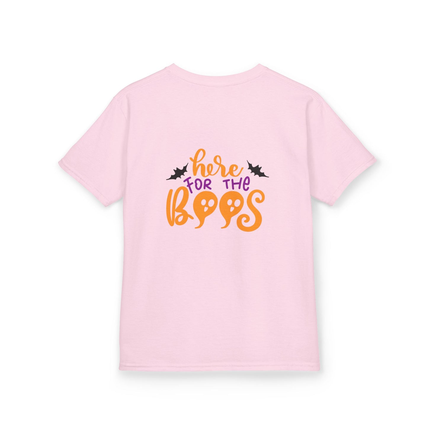 Halloween Kids Tee – "Here for the Boos" | Collection Elegance Wear Kids