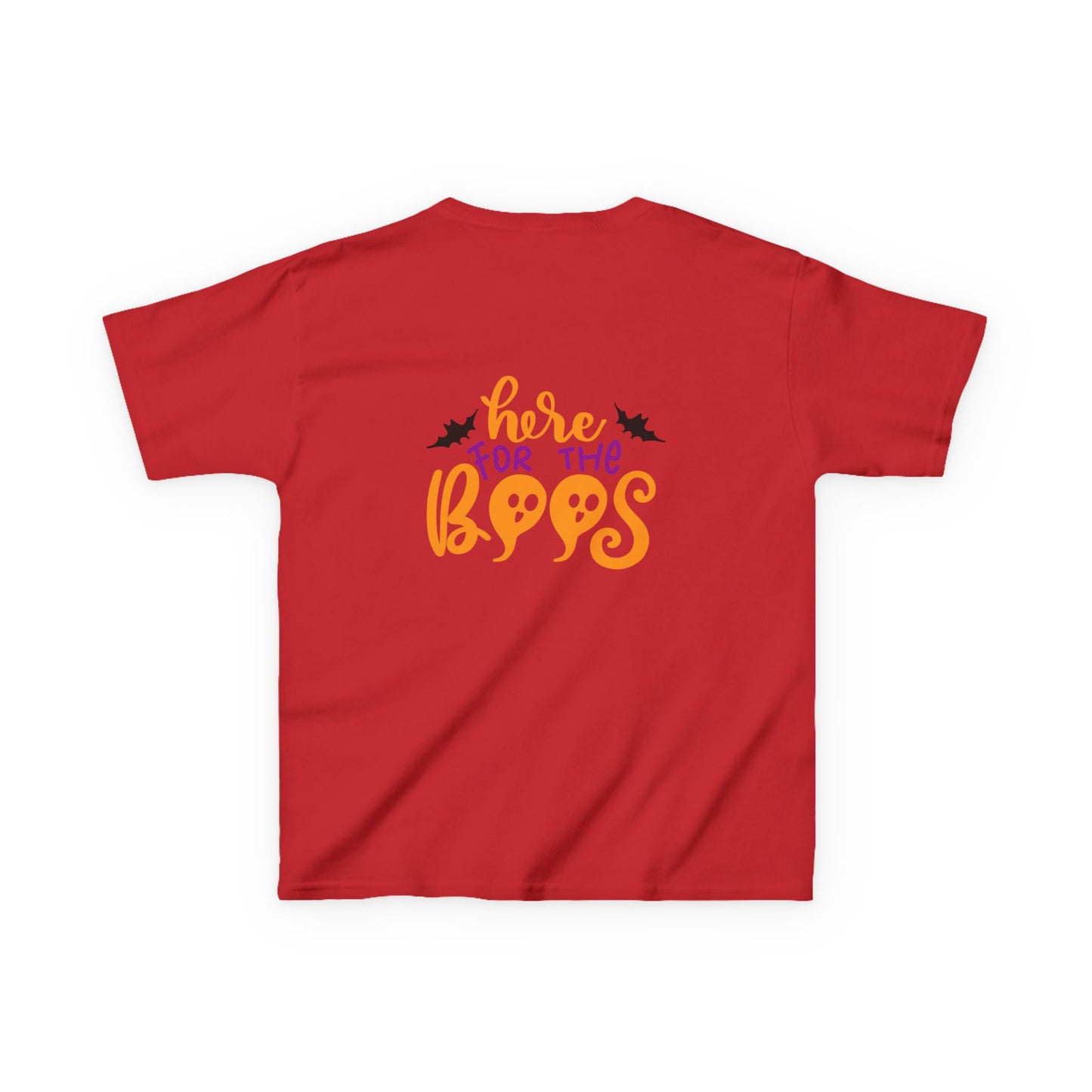 Halloween Kids Tee – "Here for the Boos" | Collection Elegance Wear Kids