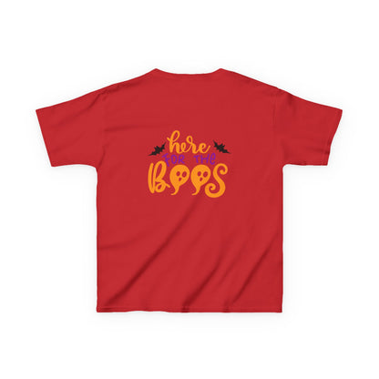 Halloween Kids Tee – "Here for the Boos" | Collection Elegance Wear Kids