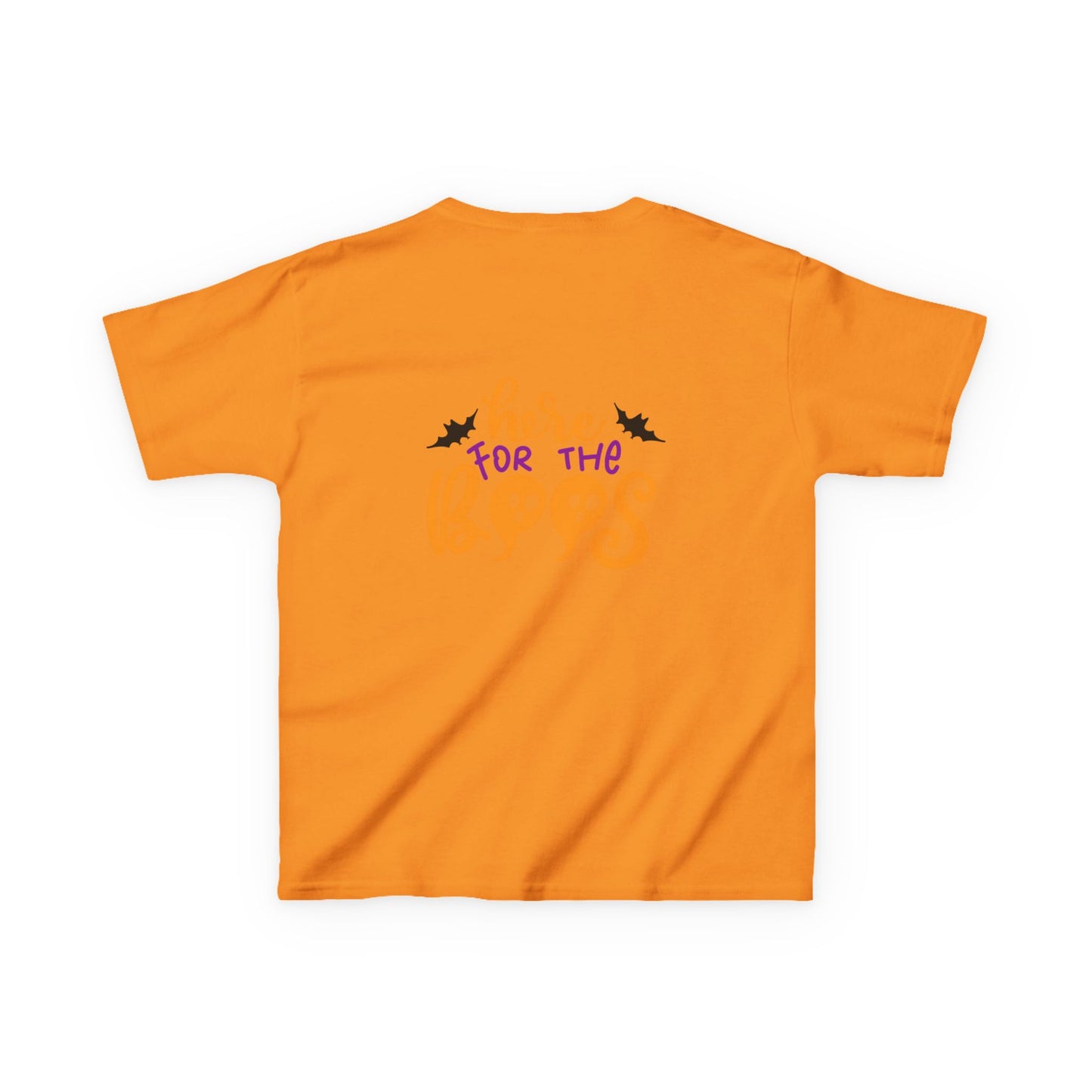 Halloween Kids Tee – "Here for the Boos" | Collection Elegance Wear Kids