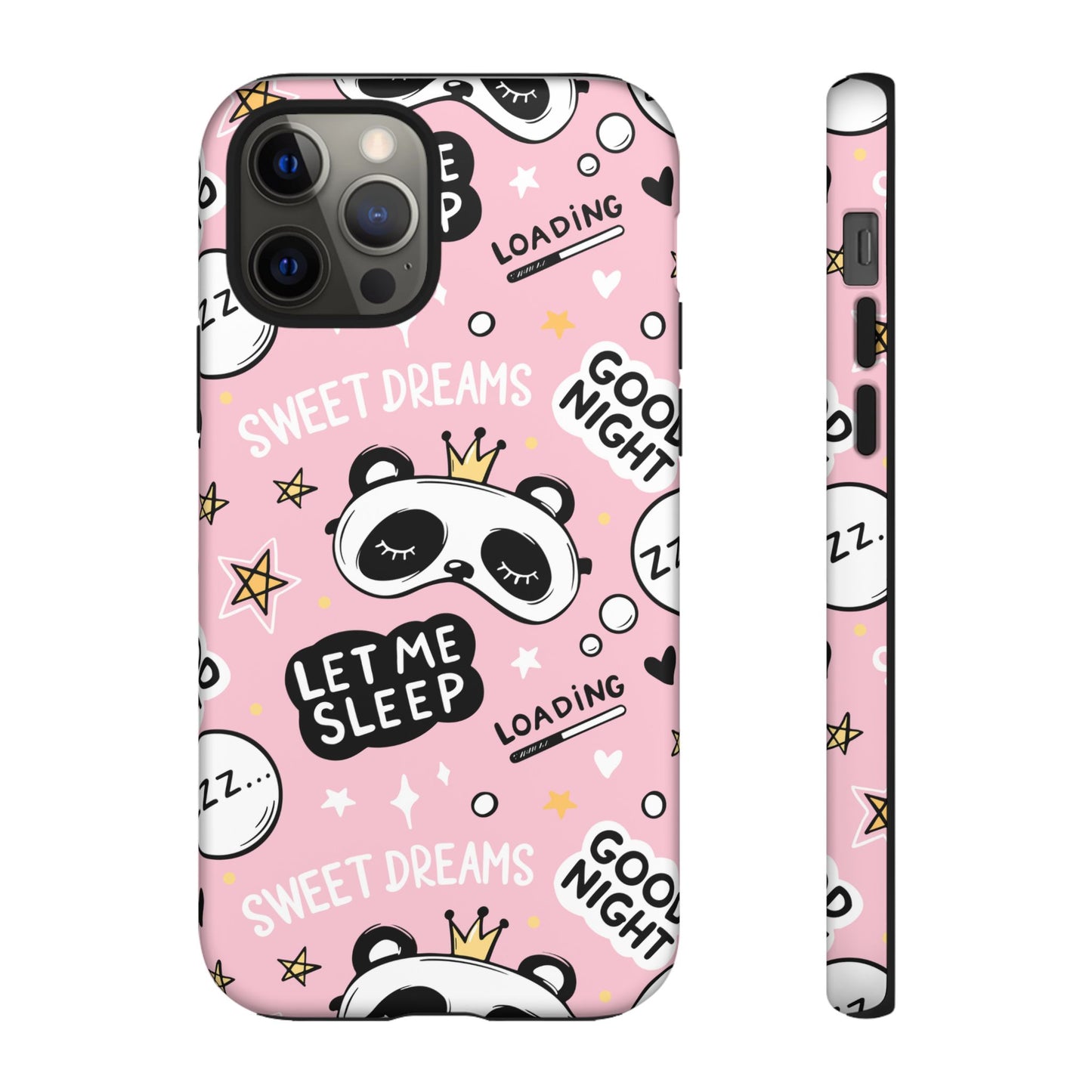 Cute Panda Phone Case | Let Me Sleep Design | Nighttime Gift, Phone Accessory, Sweet Dreams, Sleep Lovers, Fun Decor