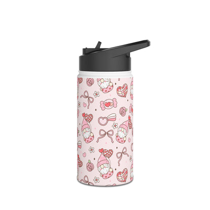Cute Water Bottle, Stainless Steel Drink Container, Fun Hydration Flask for Kids, Collage Water Bottle, Ideal for Gifts & School
