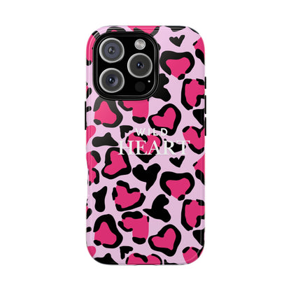 Heart Print Tough Phone Case – Collection Elegance Cover