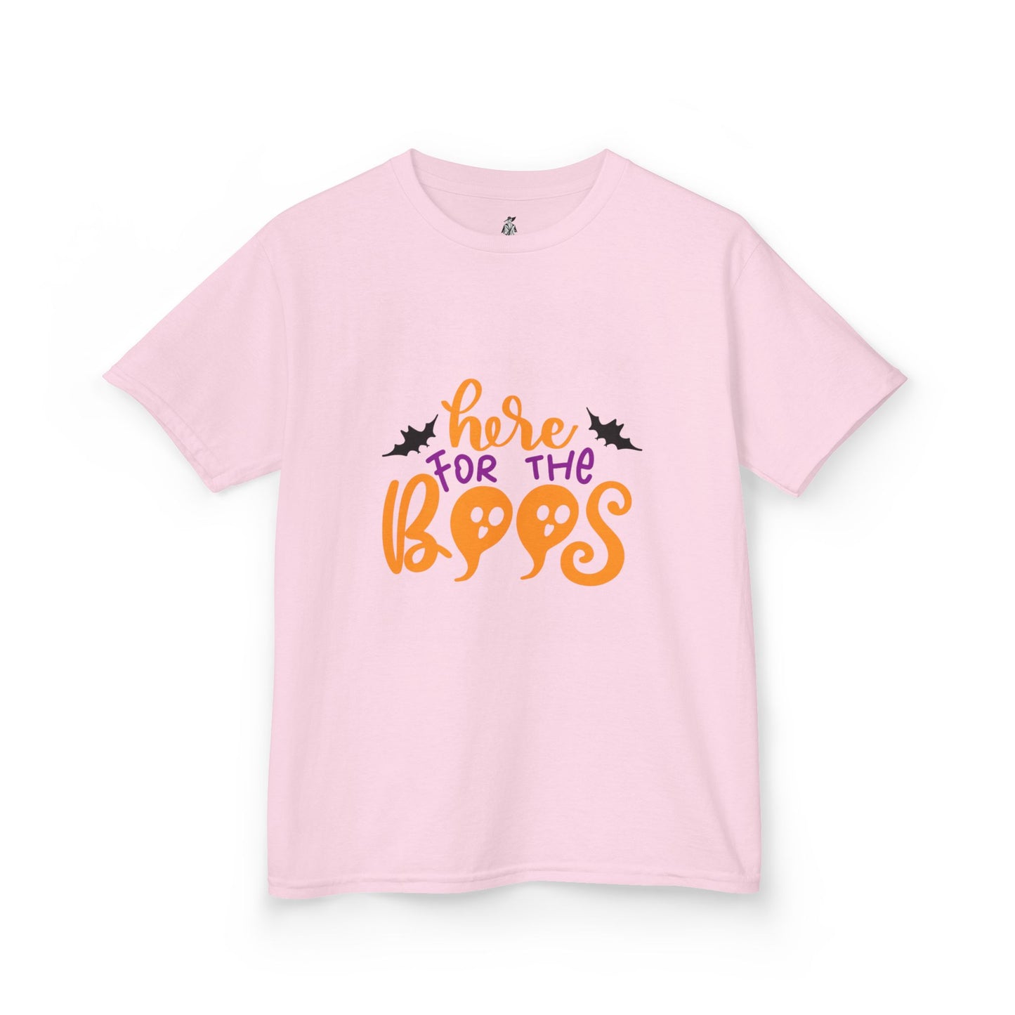 Halloween Kids Tee – "Here for the Boos" | Collection Elegance Wear Kids