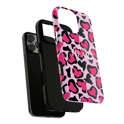 Heart Print Tough Phone Case – Collection Elegance Cover