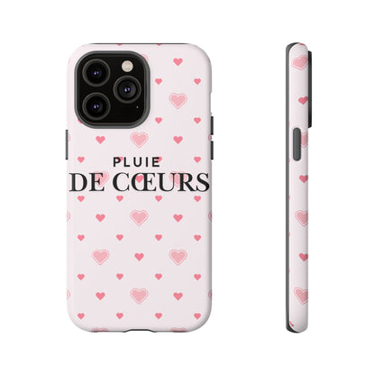 Cute Heart Pattern Phone Case - Tough Cases, iPhone Cover, Valentine’s Gift, Heart Print Phone Accessory, Gift for Her, Love Theme
