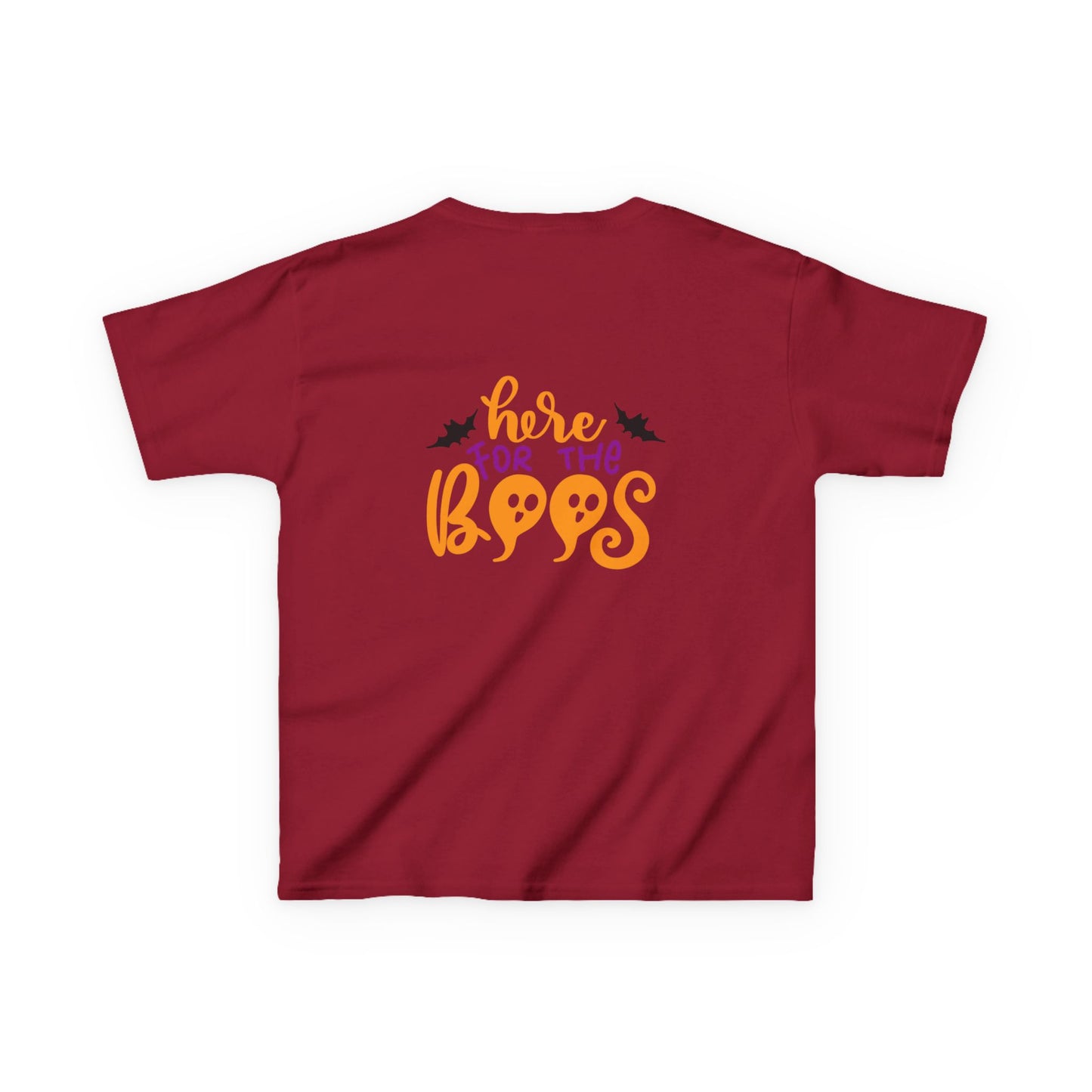 Halloween Kids Tee – "Here for the Boos" | Collection Elegance Wear Kids
