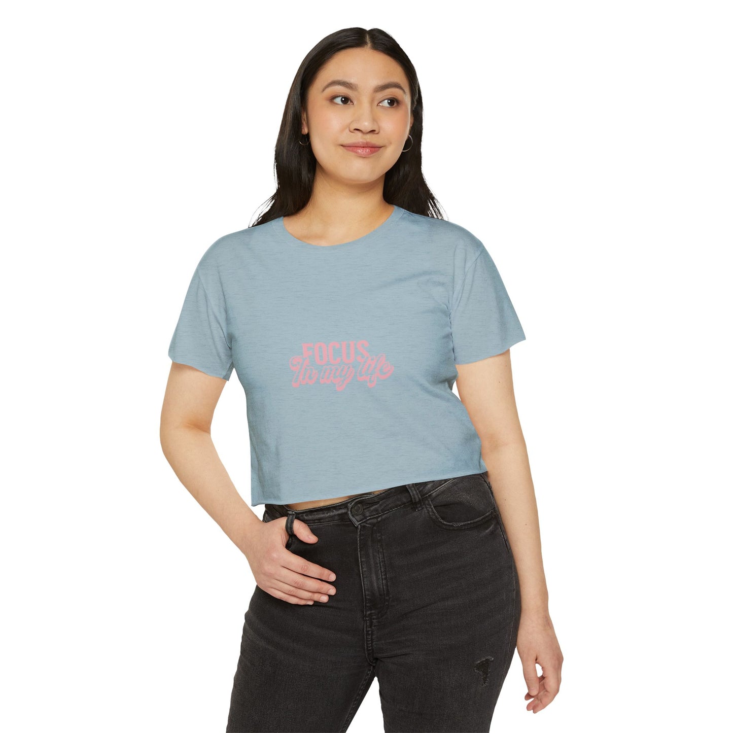 Festival CropFestival Crop Top – Focus In My Life | T-shirt Femme