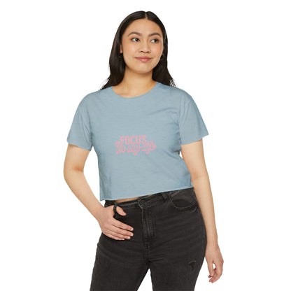 Festival CropFestival Crop Top – Focus In My Life | T-shirt Femme