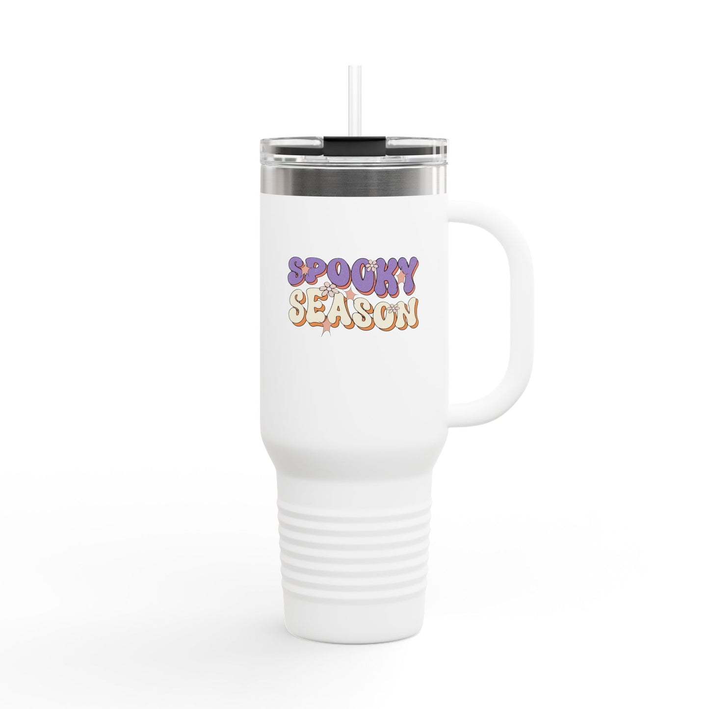 Spooky Season Insulated Travel Mug – 40oz de pur style et de confort !