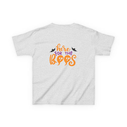 Halloween Kids Tee – "Here for the Boos" | Collection Elegance Wear Kids