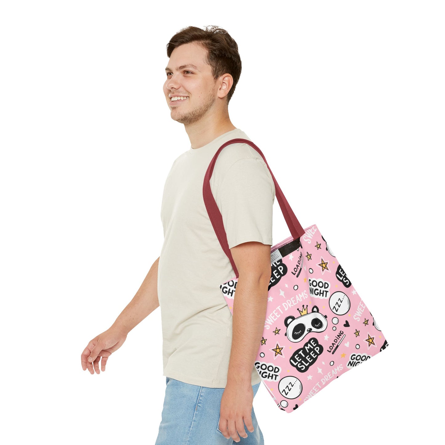 Sweet Dreams Panda Tote Bag – Collection Elegance Bags