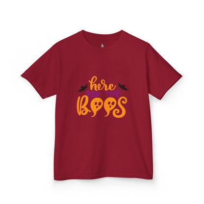 Halloween Kids Tee – "Here for the Boos" | Collection Elegance Wear Kids