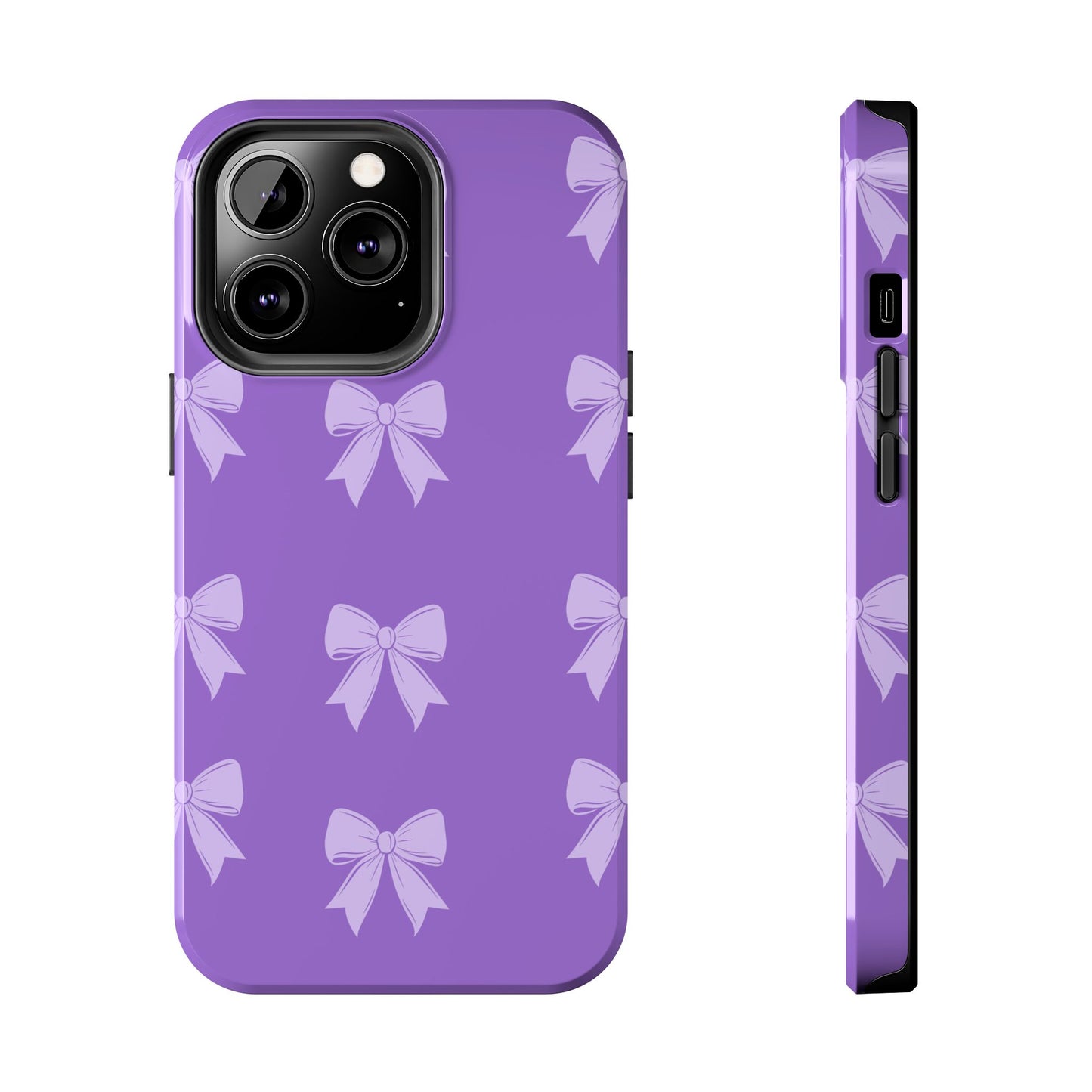 Coque téléphone Violet Ribbons – Collection Elegance Cover