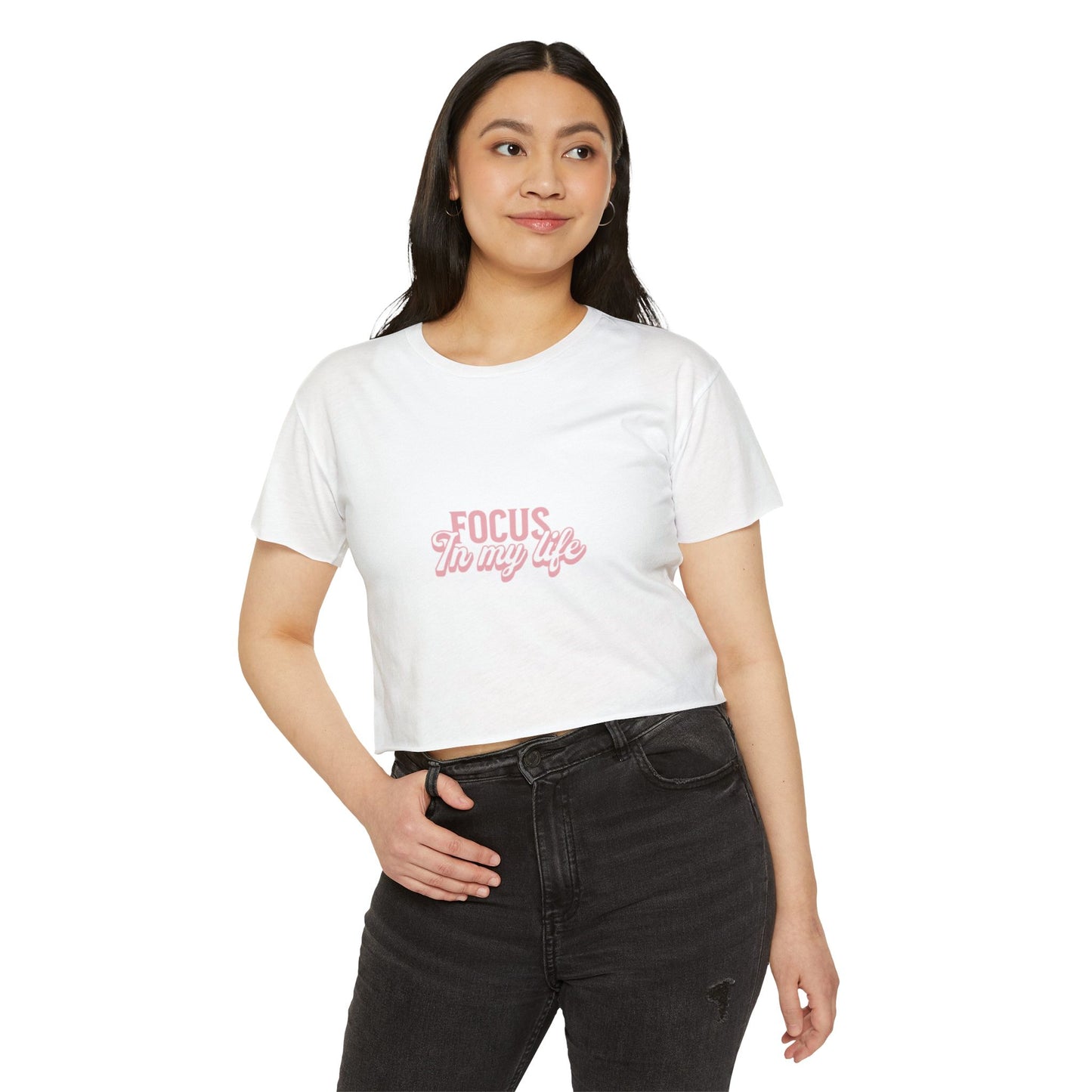Festival CropFestival Crop Top – Focus In My Life | T-shirt Femme