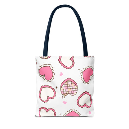 Heart Print Tote Bag – Collection Elegance Bags