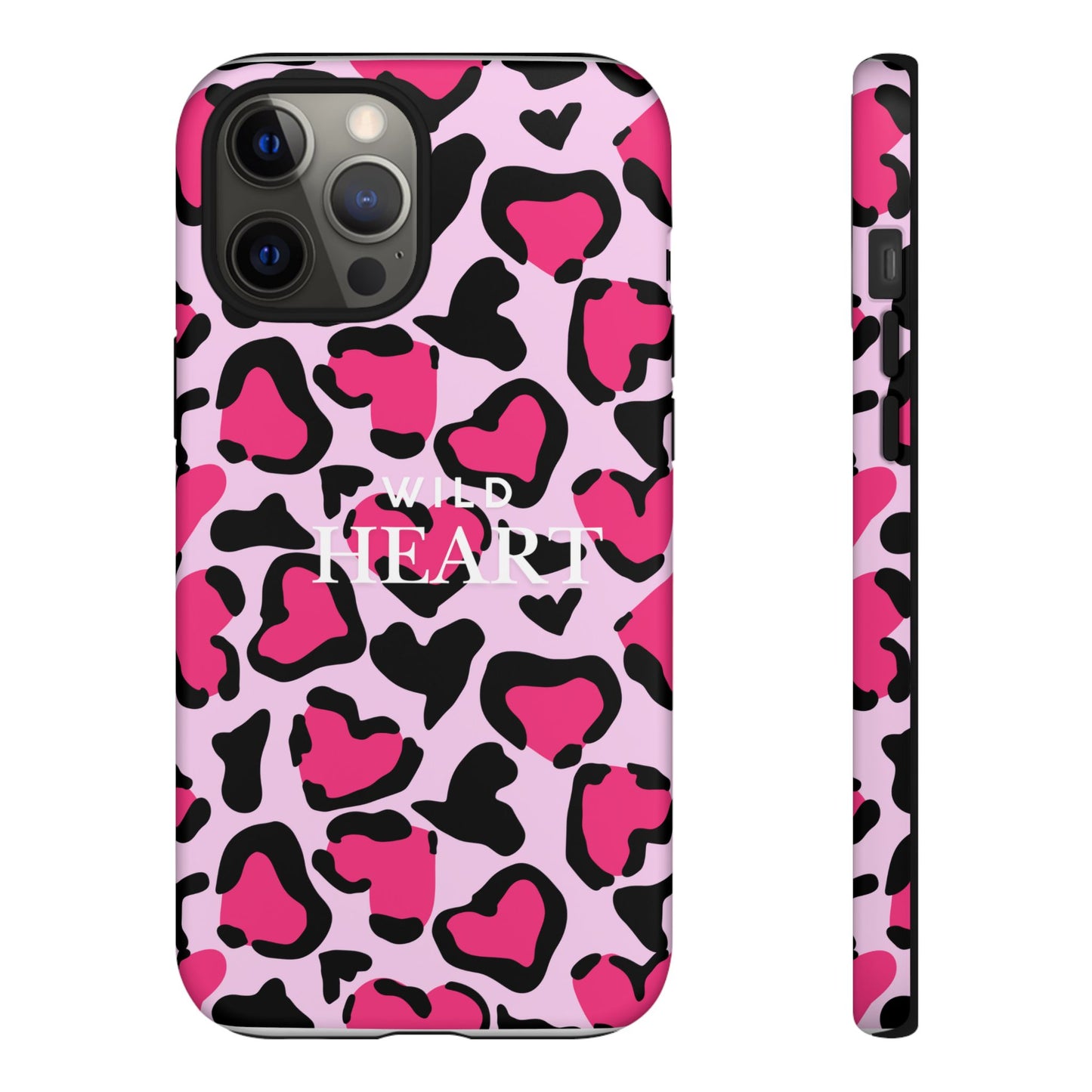Heart Print Tough Phone Case – Collection Elegance Cover