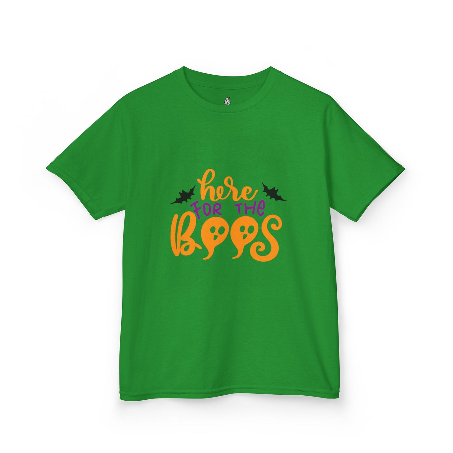 Halloween Kids Tee – "Here for the Boos" | Collection Elegance Wear Kids