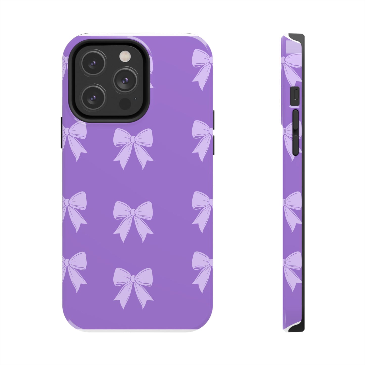 Coque téléphone Violet Ribbons – Collection Elegance Cover
