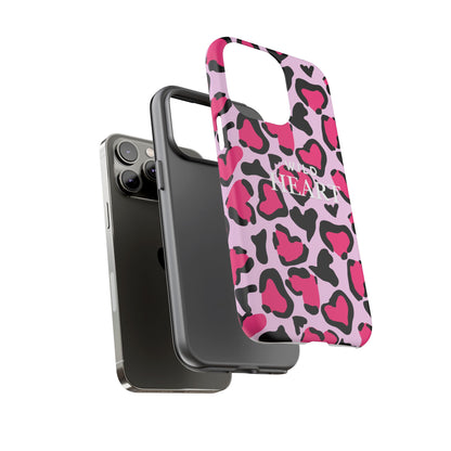 Heart Print Tough Phone Case – Collection Elegance Cover