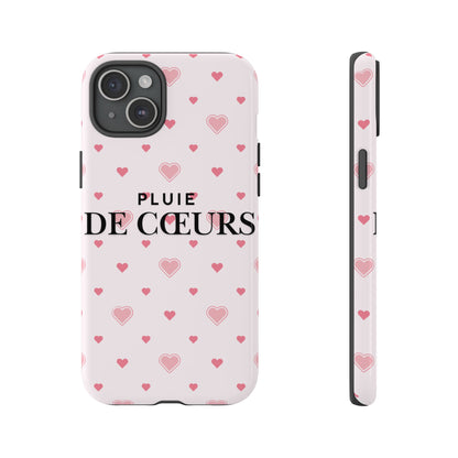 Cute Heart Pattern Phone Case - Tough Cases, iPhone Cover, Valentine’s Gift, Heart Print Phone Accessory, Gift for Her, Love Theme