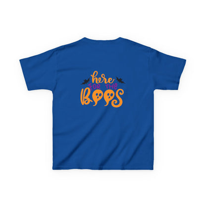 Halloween Kids Tee – "Here for the Boos" | Collection Elegance Wear Kids
